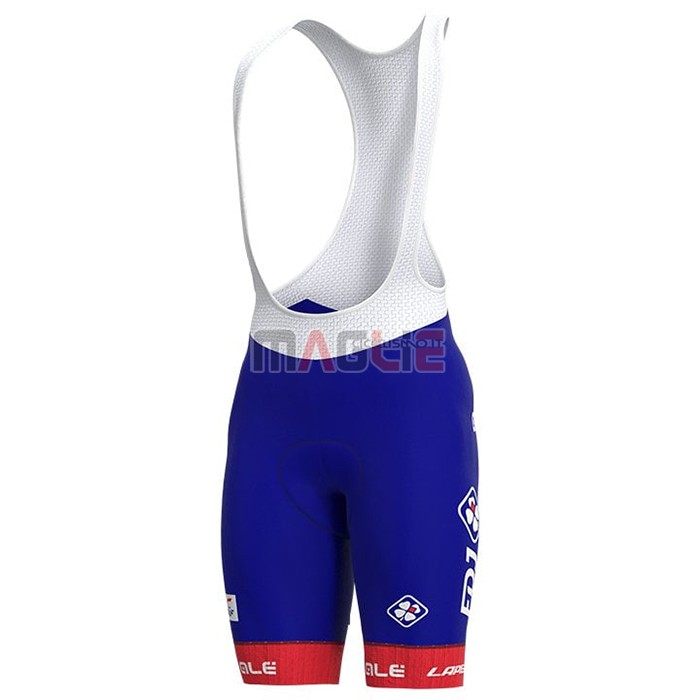 Maglia Groupama-FDJManica Corta 2021 Rosso Blu